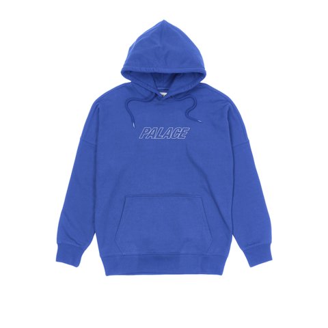 Palace JUMBO TRI-FERG DROP SHOULDER HOOD NAVY - Colorway