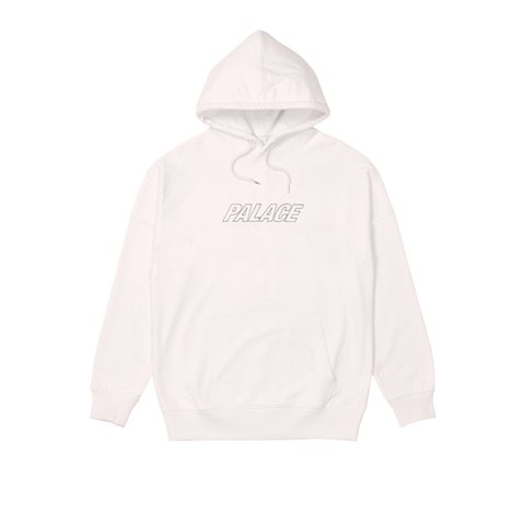 Palace JUMBO TRI-FERG DROP SHOULDER HOOD PINK - Colorway