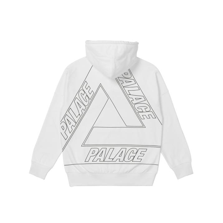 JUMBO TRI-FERG DROP SHOULDER HOOD WHITE