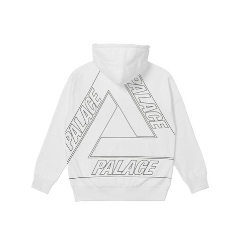 JUMBO TRI-FERG DROP SHOULDER HOOD WHITE