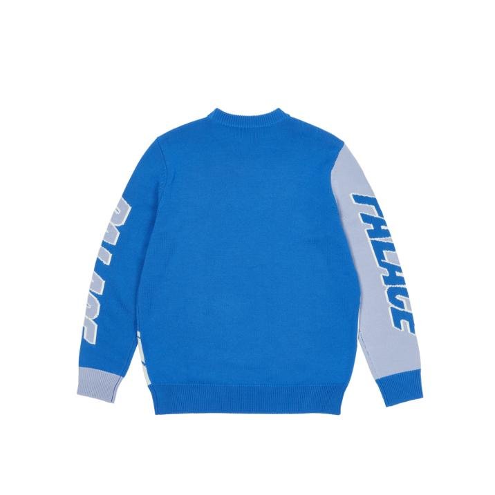 PALACE ZOMBY KNIT BLUE