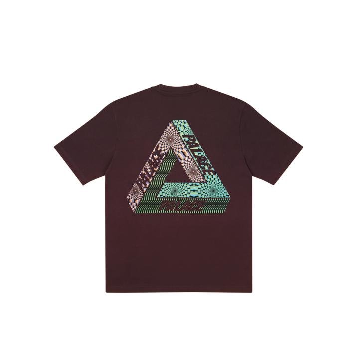 TRI-EYE T-SHIRT BURGUNDY