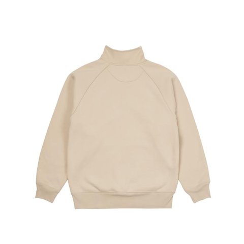BONDED FLEECE 1/4 ZIP CREAM
