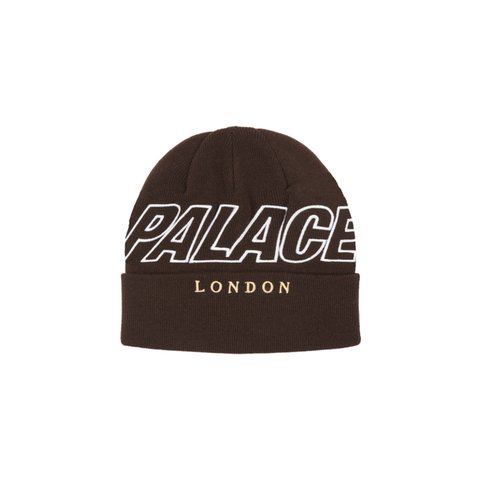 Palace P-LONDON BEANIE BROWN - Colorway