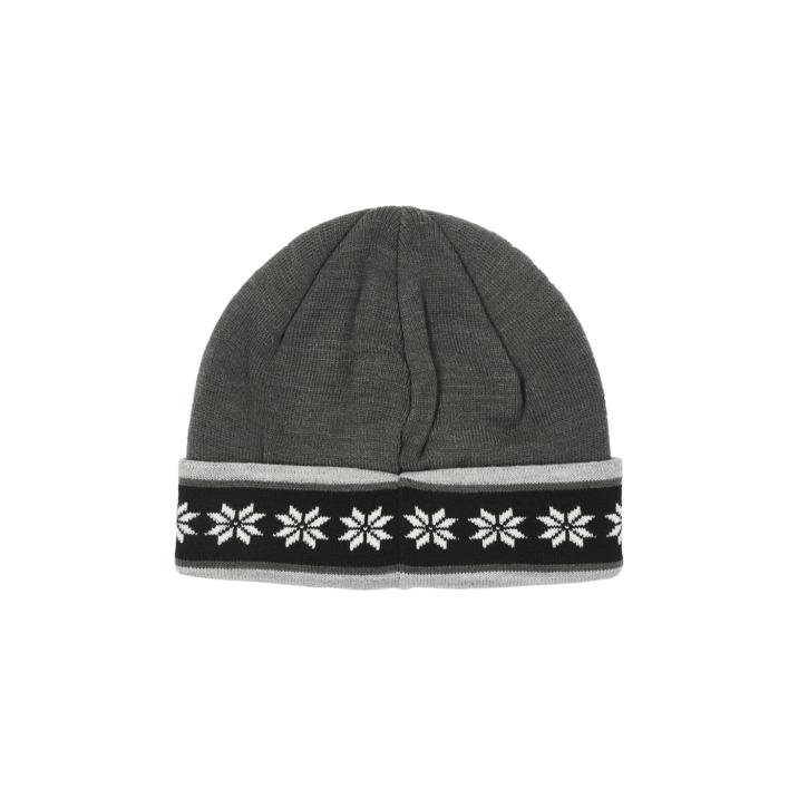 LOVE PALACE SNOWFLAKE BEANIE DARK GREY MARL