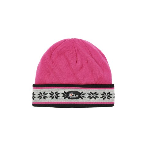 Palace LOVE PALACE SNOWFLAKE BEANIE PINK - Colorway
