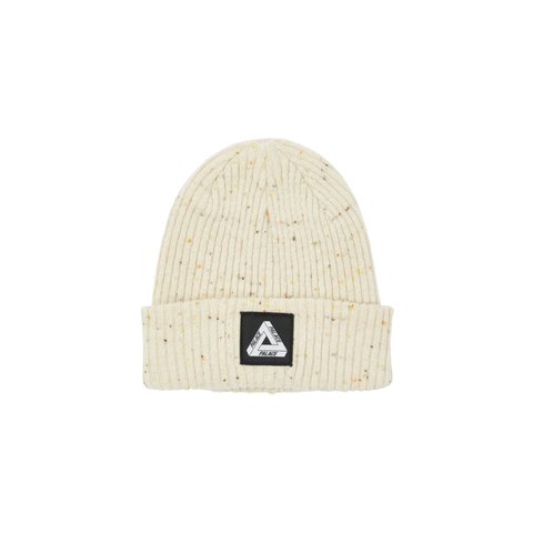 Palace NEPPED TRI-FERG PATCH BEANIE OFF WHITE - Colorway