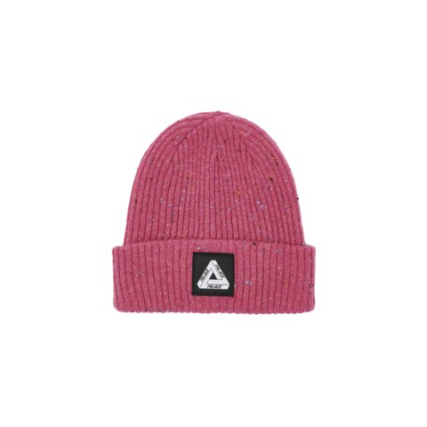 Palace NEPPED TRI-FERG PATCH BEANIE CHERRY - Colorway