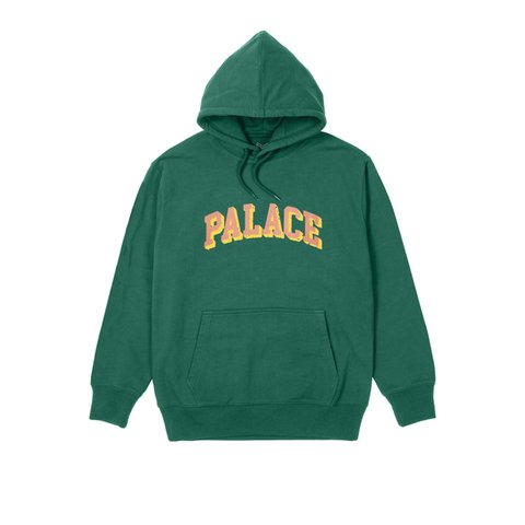 Palace PUFF DROP SHADOW HOOD GREEN - Colorway