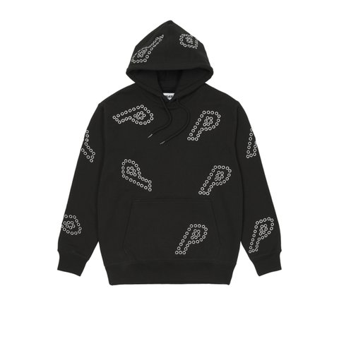 Palace EYELET P HOOD BLACK - Colorway