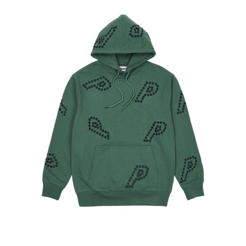 Palace EYELET P HOOD GREEN - Colorway