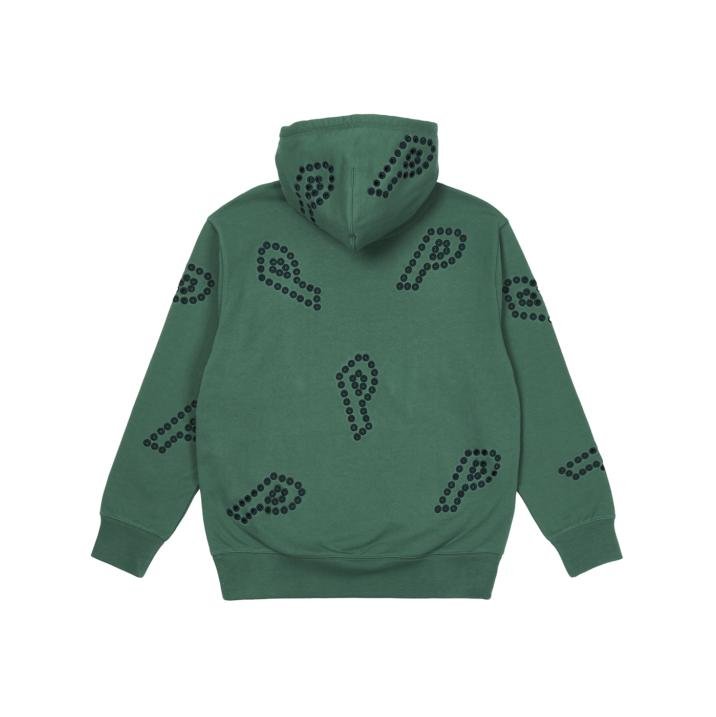 EYELET P HOOD GREEN