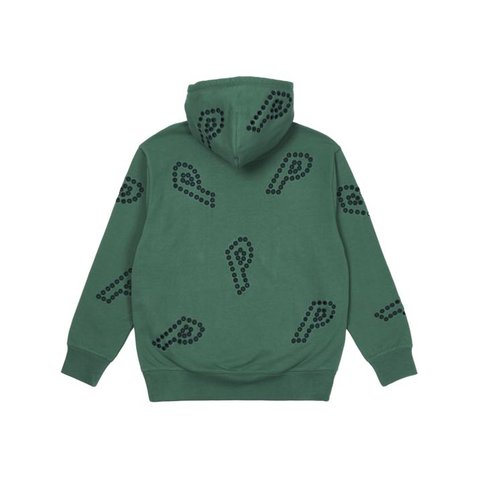 EYELET P HOOD GREEN