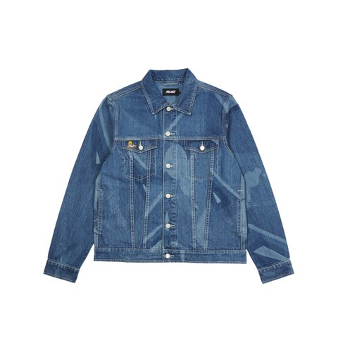 PALACE ZOMBY DENIM JACKET STONE WASH