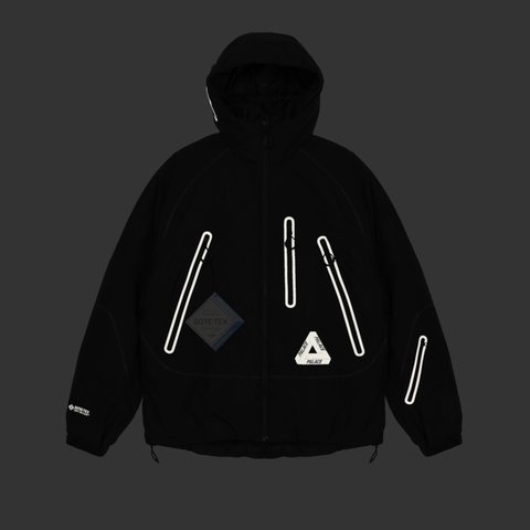 Palace GORE-TEX INFINIUM P-TECH JACKET BLACK - Colorway
