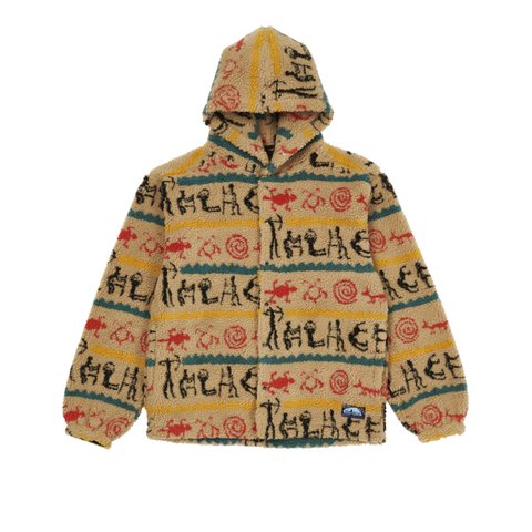 Palace NEIN ELECTRICITY FLEECE TAN - Colorway