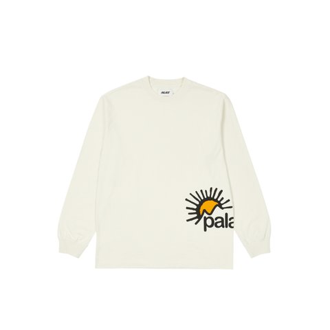 Palace LOVE PALACE LONGSLEEVE OATMEAL - Colorway