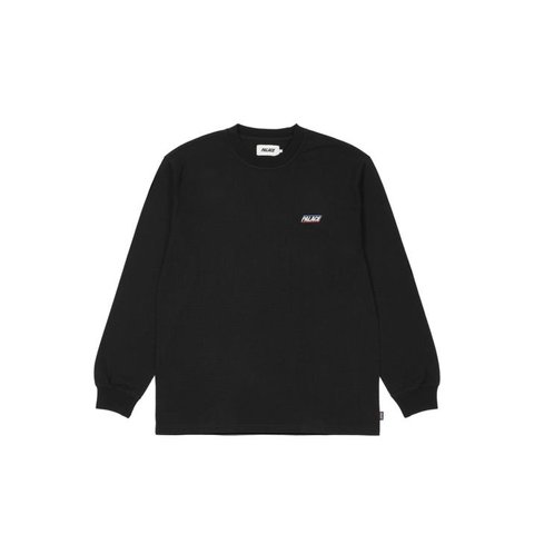 WAFFLE LONGSLEEVE BLACK