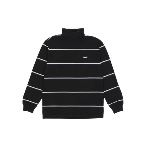 Palace STRIPED TURTLENECK BLACK - Colorway