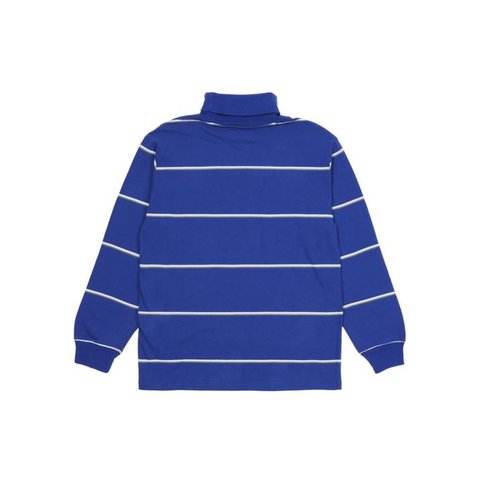 STRIPED TURTLENECK BLUE