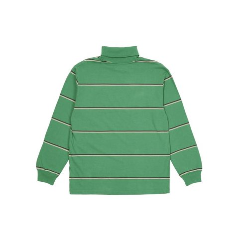 STRIPED TURTLENECK GREEN