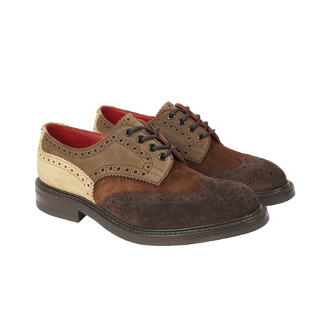 Palace PALACE TRICKER'S COUNTRY BROGUE SUEDE MULTI - Colorway