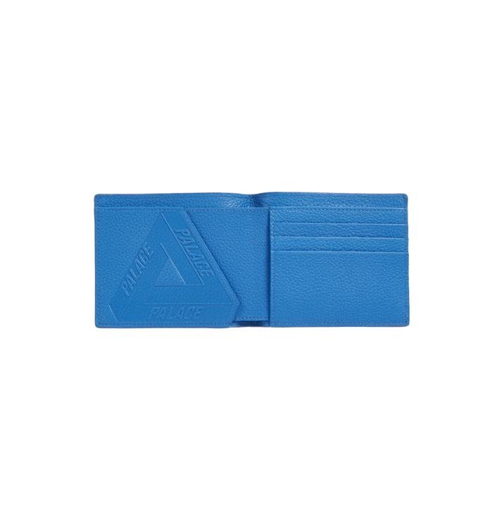 P EMBOSSED BILLFOLD WALLET NAVY / BLUE