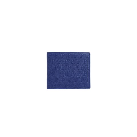 Palace P EMBOSSED BILLFOLD WALLET NAVY / BLUE - Colorway