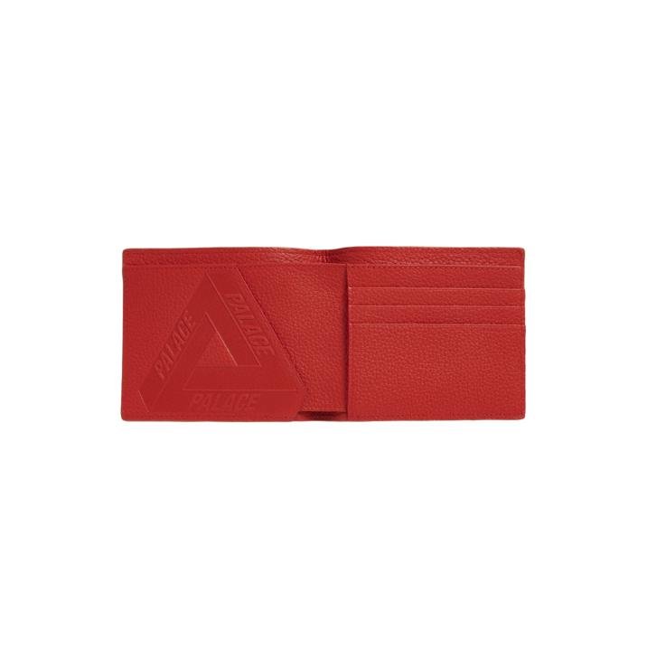 P EMBOSSED BILLFOLD WALLET ORANGE / RED