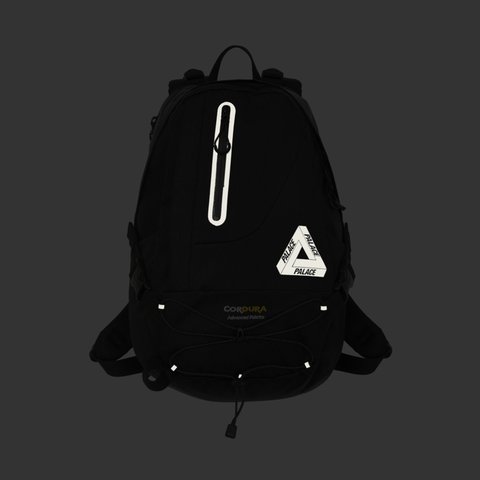 Palace CORDURA DOUBLE DIAMOND BACKPACK BLACK - Colorway