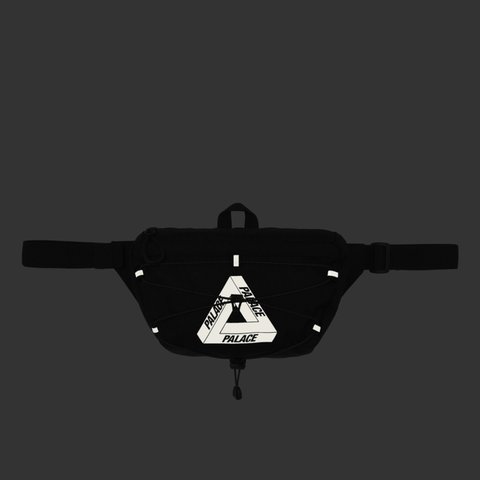 Palace CORDURA DOUBLE DIAMOND 2 WAY WAIST PACK BLACK - Colorway