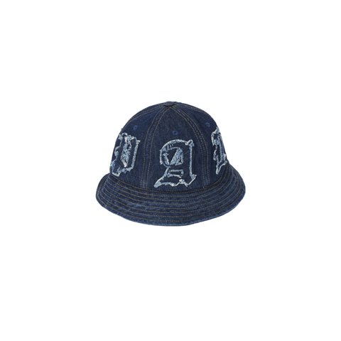 Palace LIQUE DENIM BUCKET HAT MID STONE WASH - Colorway