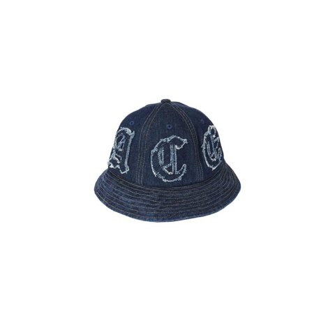 LIQUE DENIM BUCKET HAT MID STONE WASH