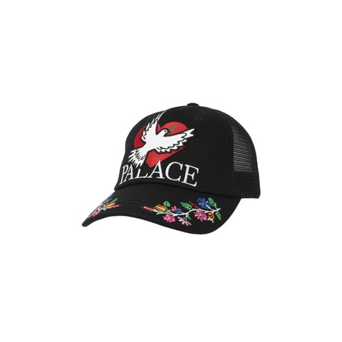 Palace DOVE TRUCKER HAT BLACK - Colorway