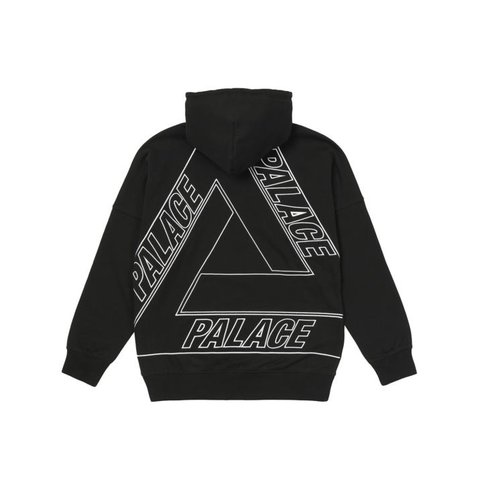 JUMBO TRI-FERG DROP SHOULDER HOOD BLACK