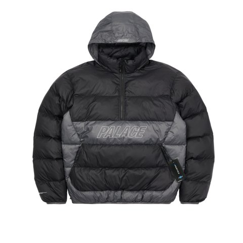 Palace PAL-TEX HALF ZIP PUFFA BLACK - Colorway