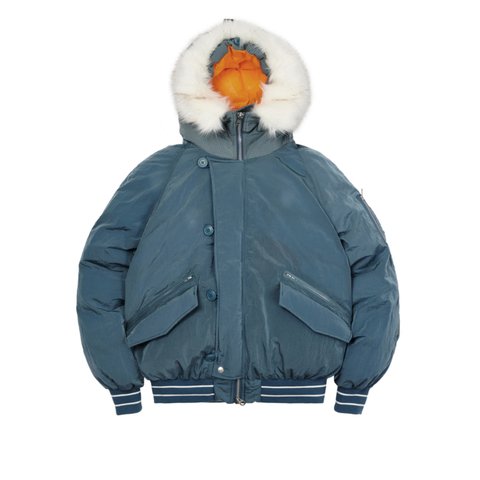 Palace P-2B SHORT PARKA BLUE - Colorway