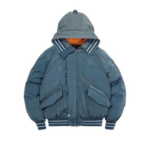 Palace P-2B SHORT PARKA BLUE - Colorway