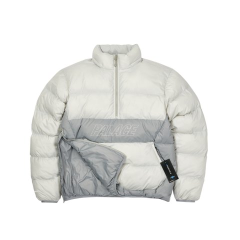 PAL-TEX HALF ZIP PUFFA GREY