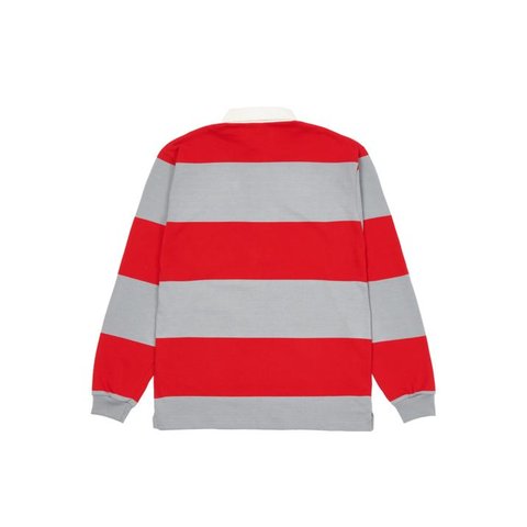 STRIPED RUGBY RED / GREY