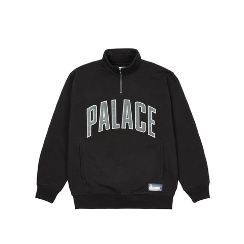 Palace 1/4 ZIP FUNNEL BLACK - Colorway