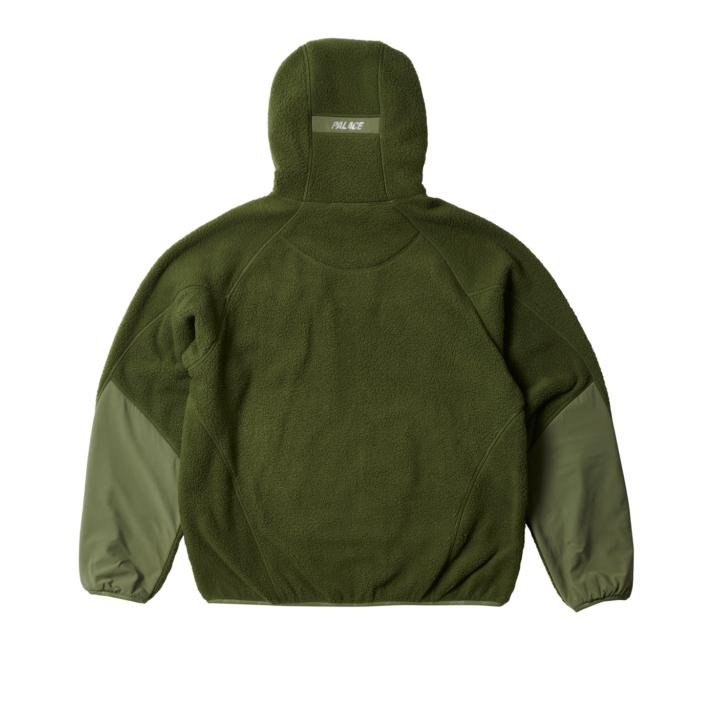THERMA HOODED FLEECE JACKET OLIVE