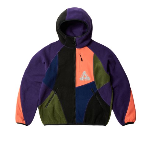Palace THERMA HOODED FLEECE JACKET MULTI - Colorway