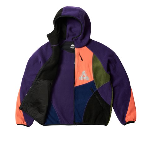 Palace THERMA HOODED FLEECE JACKET MULTI - Colorway