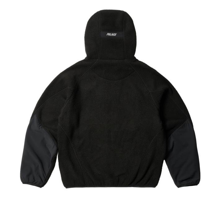 THERMA HOODED FLEECE JACKET BLACK
