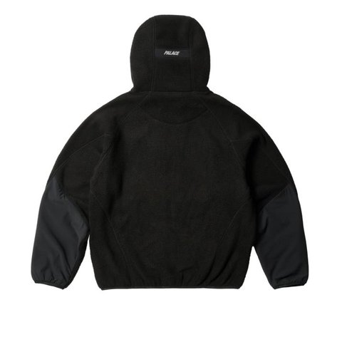 THERMA HOODED FLEECE JACKET BLACK