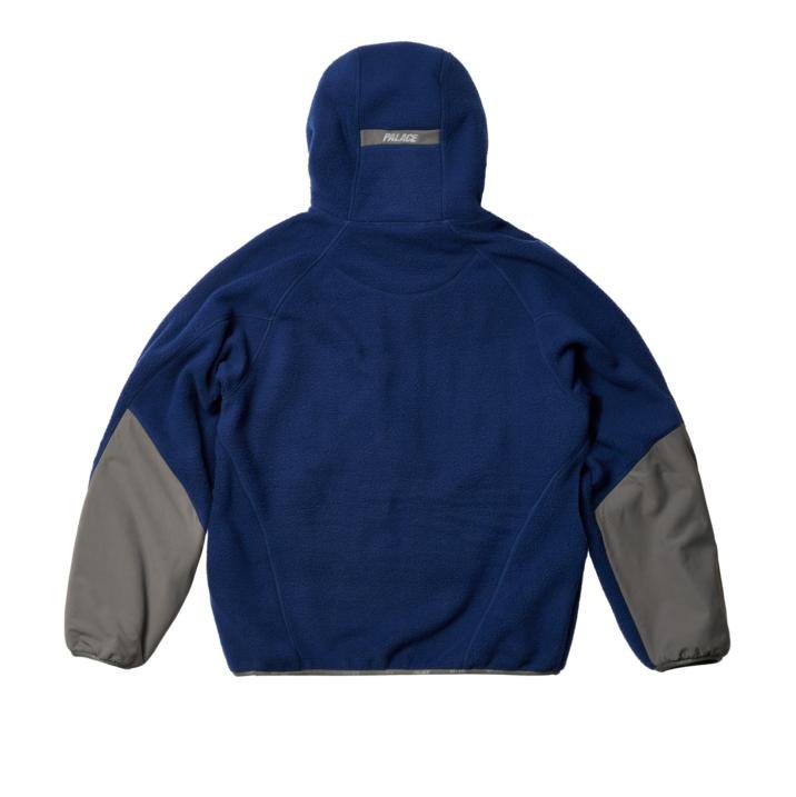 THERMA HOODED FLEECE JACKET BLUE