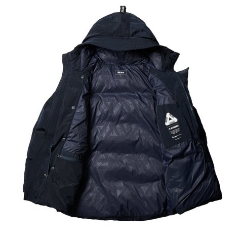 Palace P-3B BAFFLE PARKA NAVY - Colorway