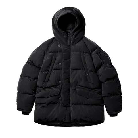 Palace P-3B BAFFLE PARKA BLACK - Colorway