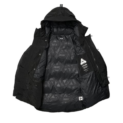 Palace P-3B BAFFLE PARKA BLACK - Colorway